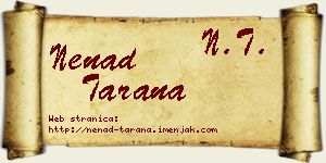 Nenad Tarana vizit kartica